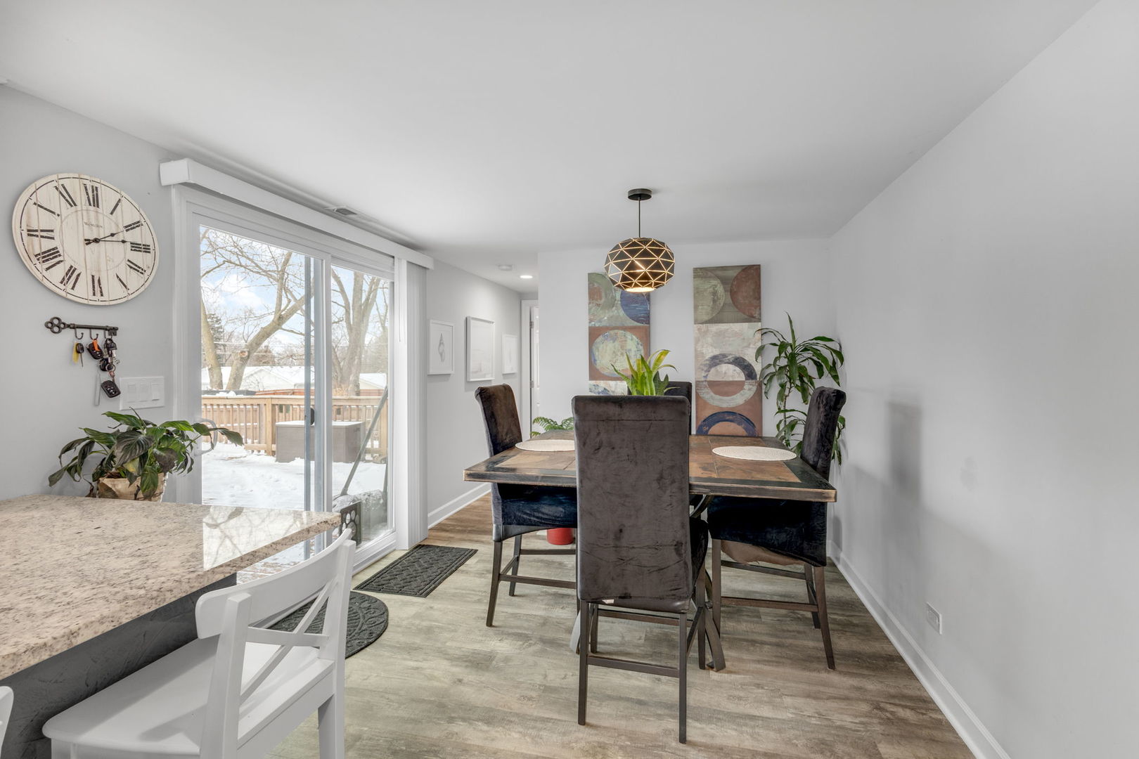 16446 West 147th Place Lockport, IL 60441 - Photo 6 of 22 a view of a dining room with furniture window and outside view