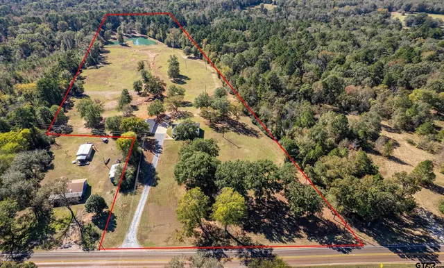 an aerial view of ocean