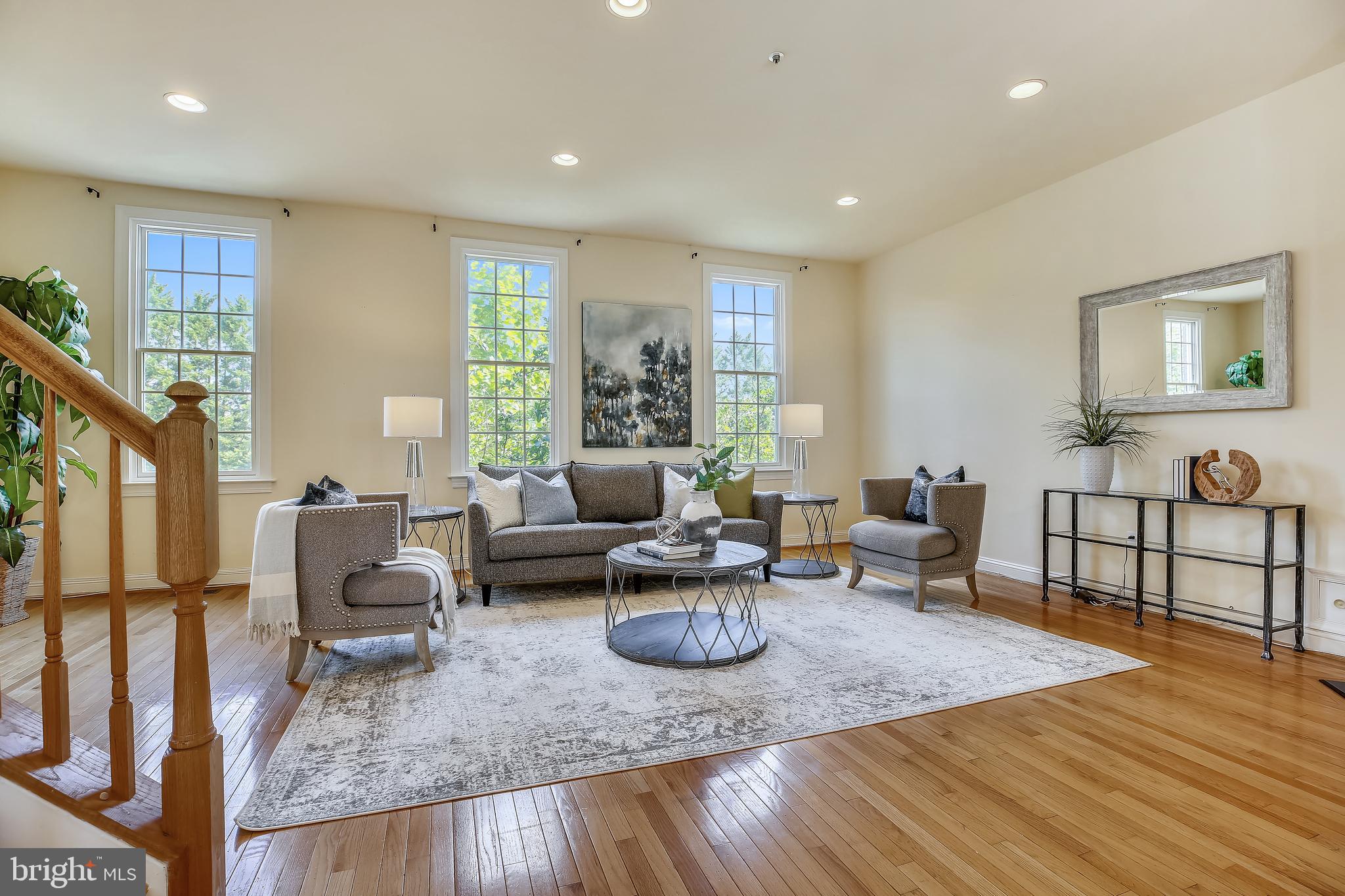 Large, light-filled living room