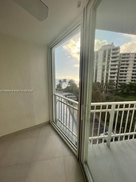 600 Grapetree Drive, Unit 6ES Key Biscayne, FL 33149 - Photo 17 of 21 a view of a balcony with city view