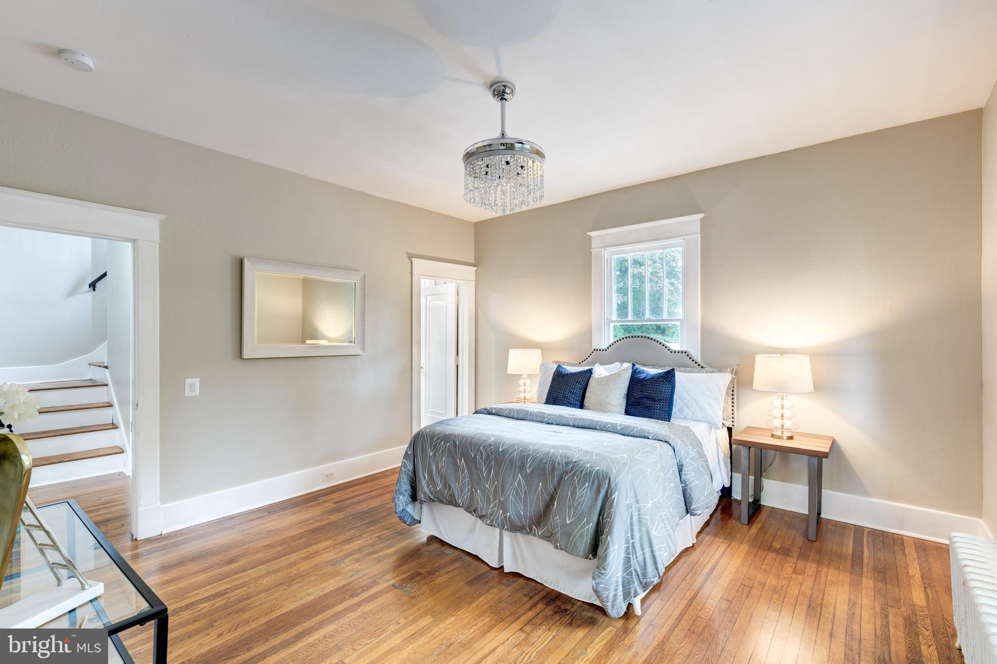501 Washington Road Westminster, MD 21157 - Photo 37 of 72 Glitzy light is also a ceiling fan!