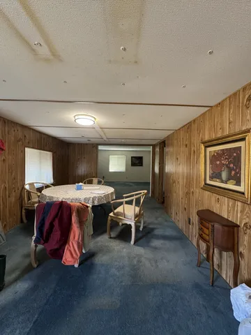 a view of a lake with a mountain in the back