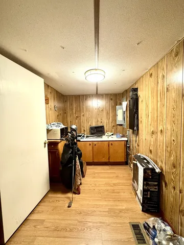 a view of a lake with a mountain