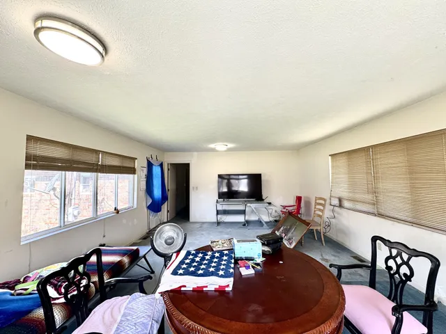a view of a lake with mountains in the background