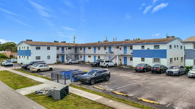 a car parked in front of a building