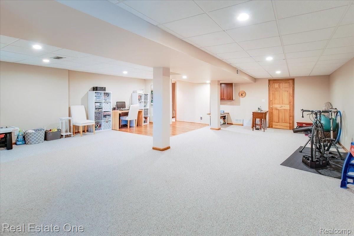 451 Lake Forest Road Rochester, MI 48309 - Photo 54 of 97 Full finished walkout basement