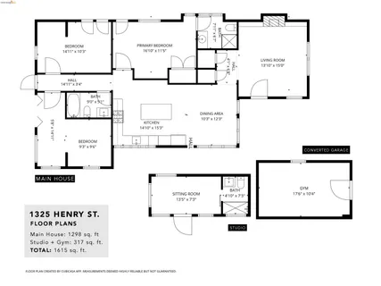 $1,195,000 | 1325 Henry Street, Berkeley, CA 94709
