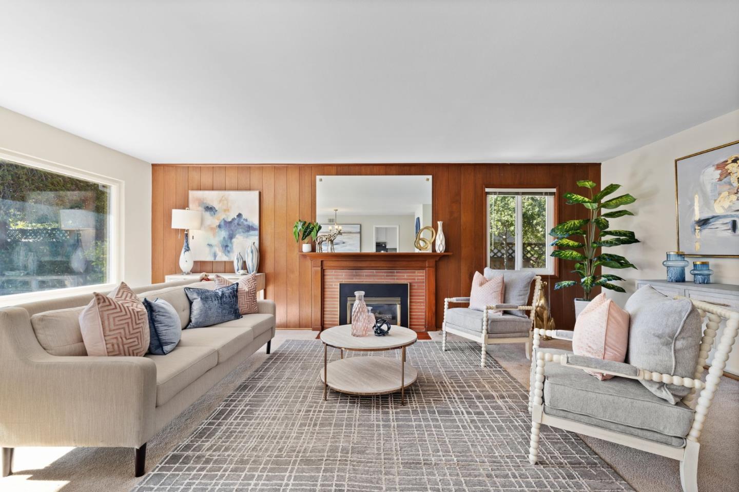 228 Spuraway Drive San Mateo, CA 94403 - Photo 5 of 20 a living room with furniture and a large window