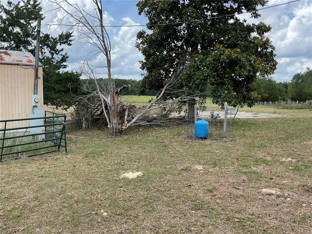 a view of outdoor space with seating