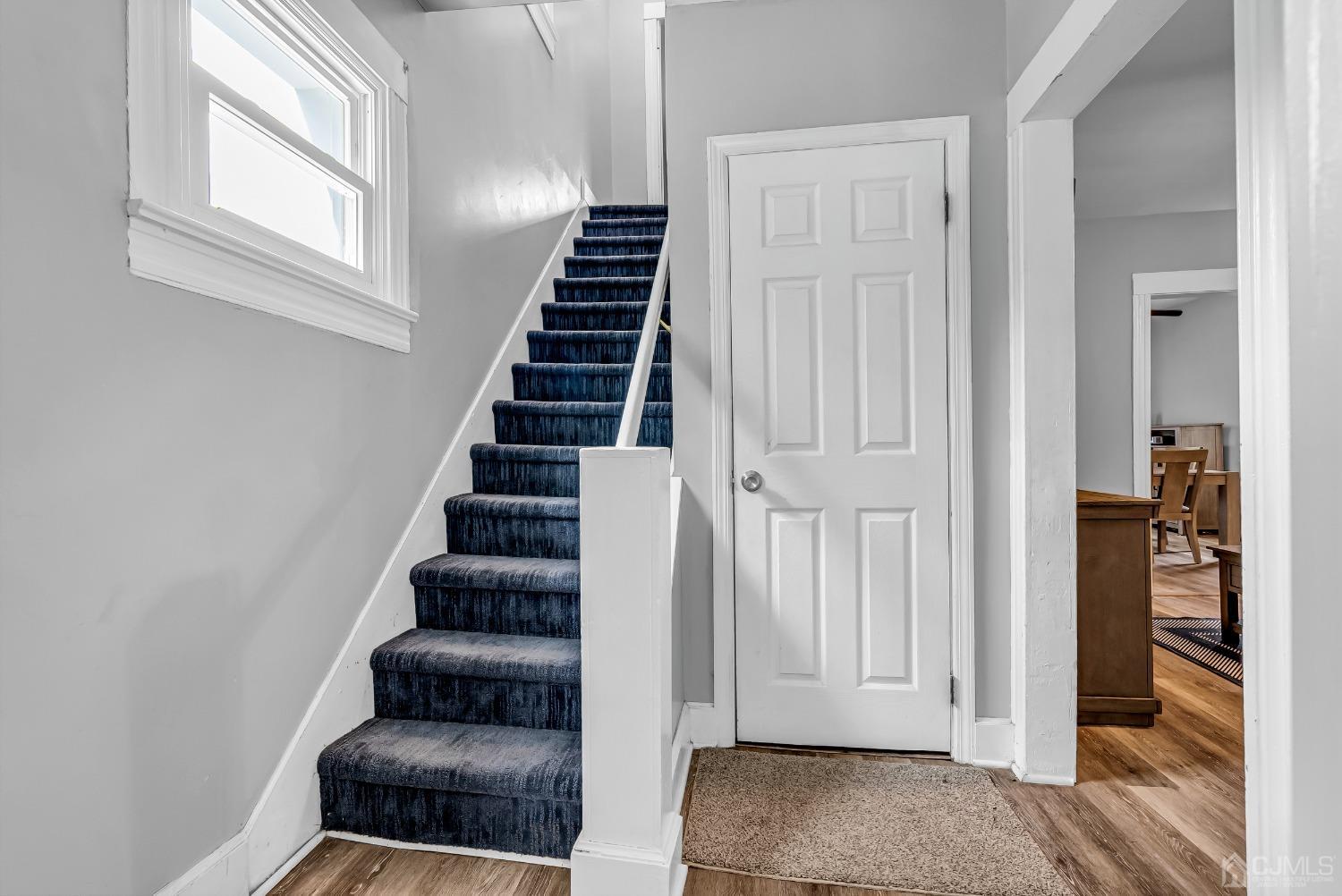 40 Farrington Road Old Bridge, NJ 07747 - Photo 5 of 49 a view of an entryway with wooden floor and staircase