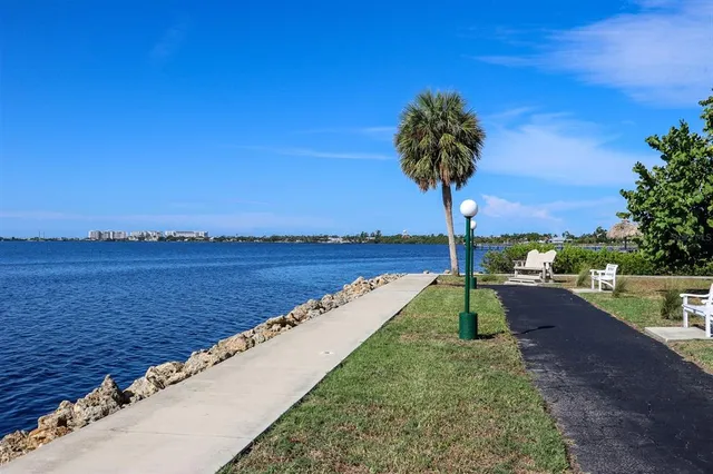 a view of an ocean and beach