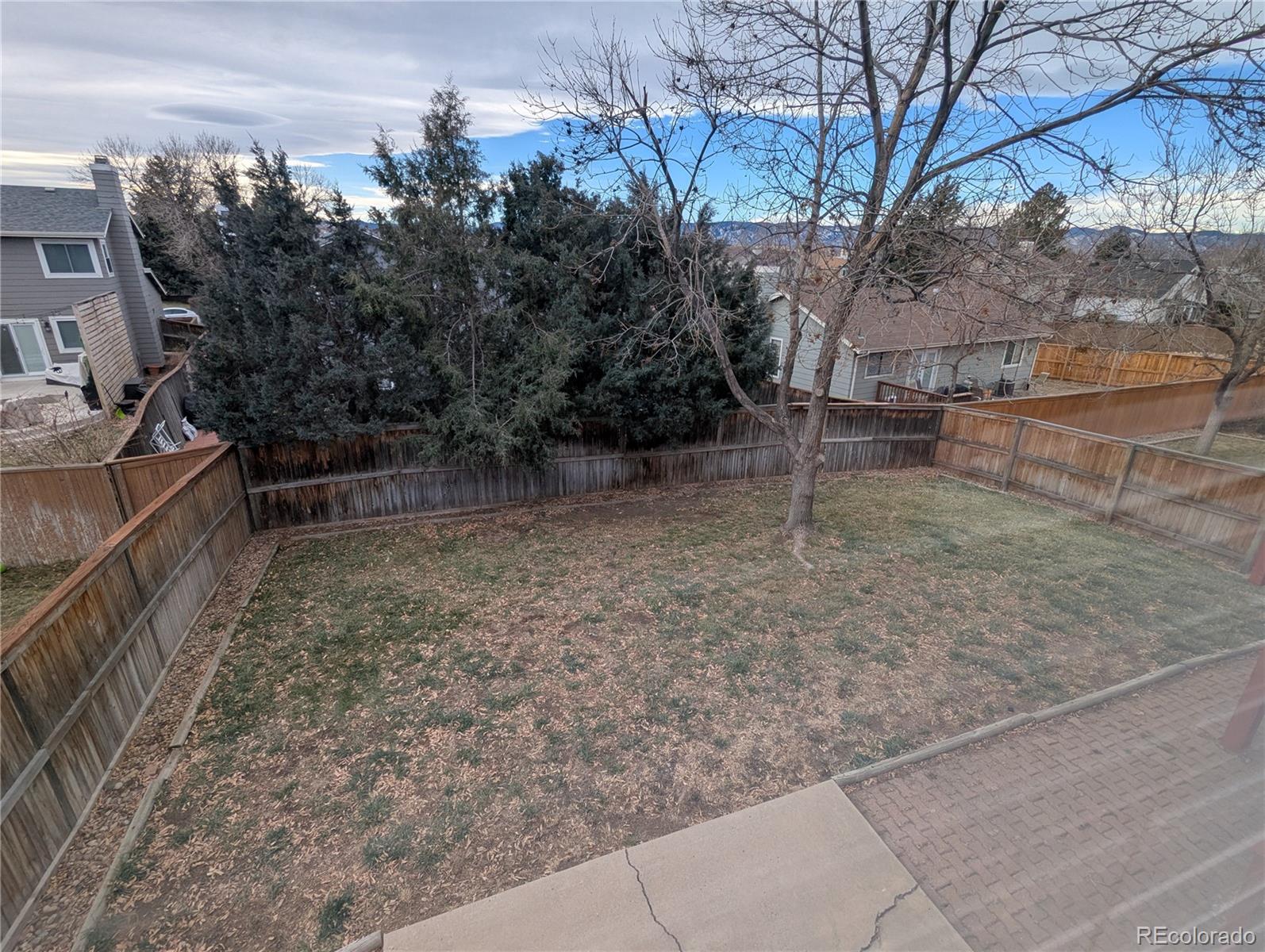 444 Spring Grove Avenue Highlands Ranch, CO 80126 - Photo 20 of 21 a backyard of a house with lots of green space