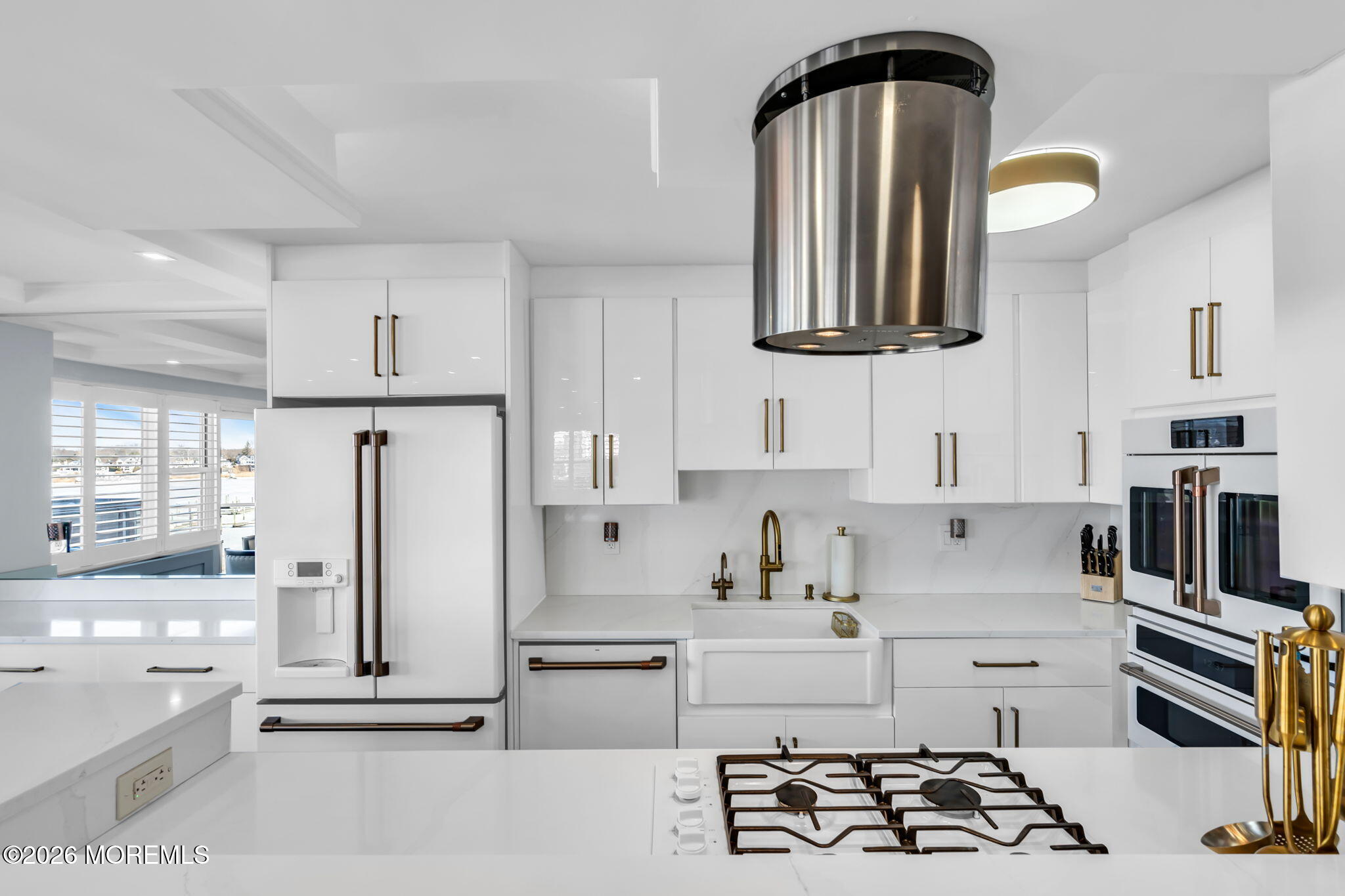 28 Riverside Avenue, Unit 1N Red Bank, NJ 07701 - Photo 15 of 40 a kitchen with stainless steel appliances a refrigerator stove and sink