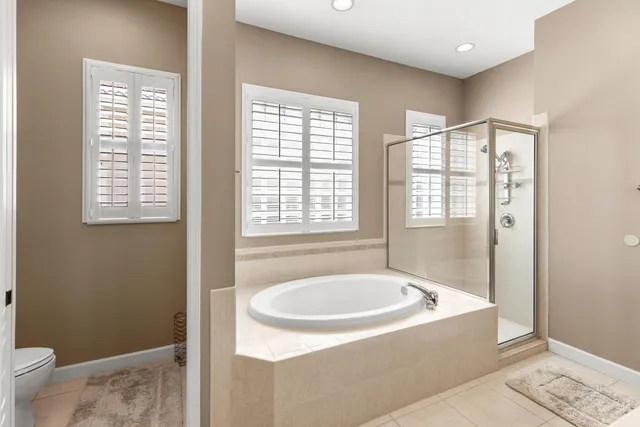 a view of an outdoor space and tennis court