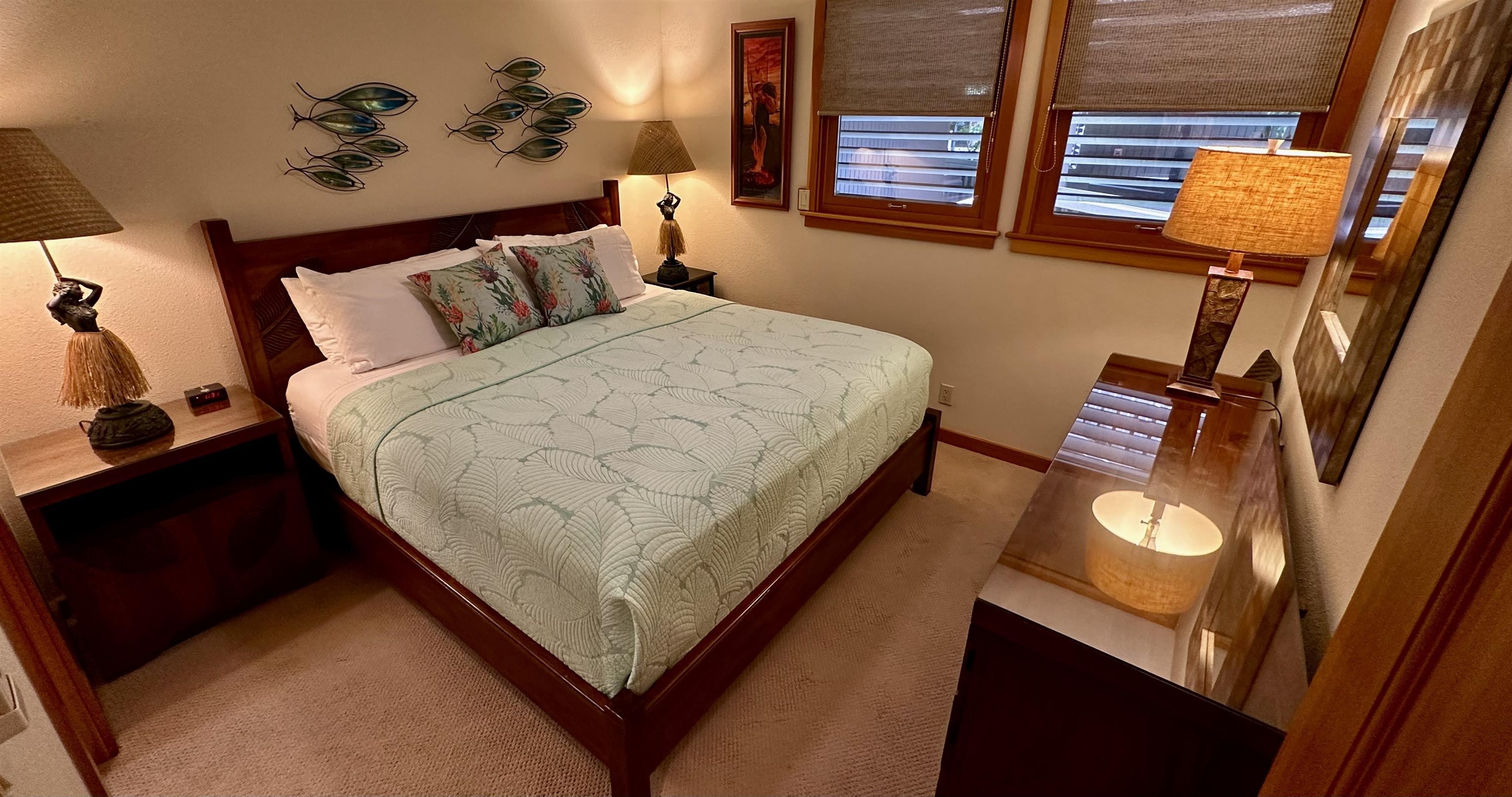 2994 South Kihei Road, Unit 203 Kihei, HI 96753 - Photo 11 of 28 a bed sitting in a bedroom next to a window