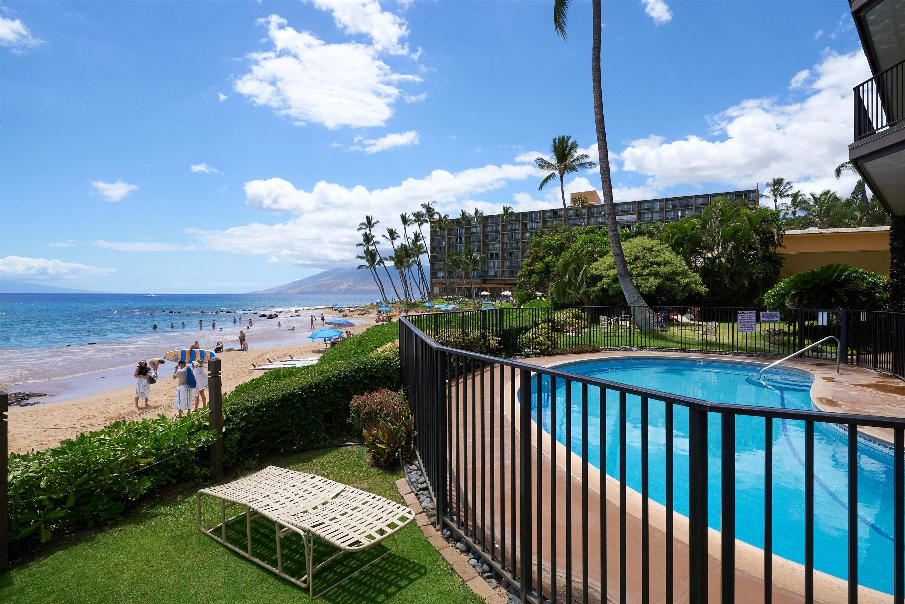 2994 South Kihei Road, Unit 203 Kihei, HI 96753 - Photo 21 of 28 a view of a balcony with wooden floor