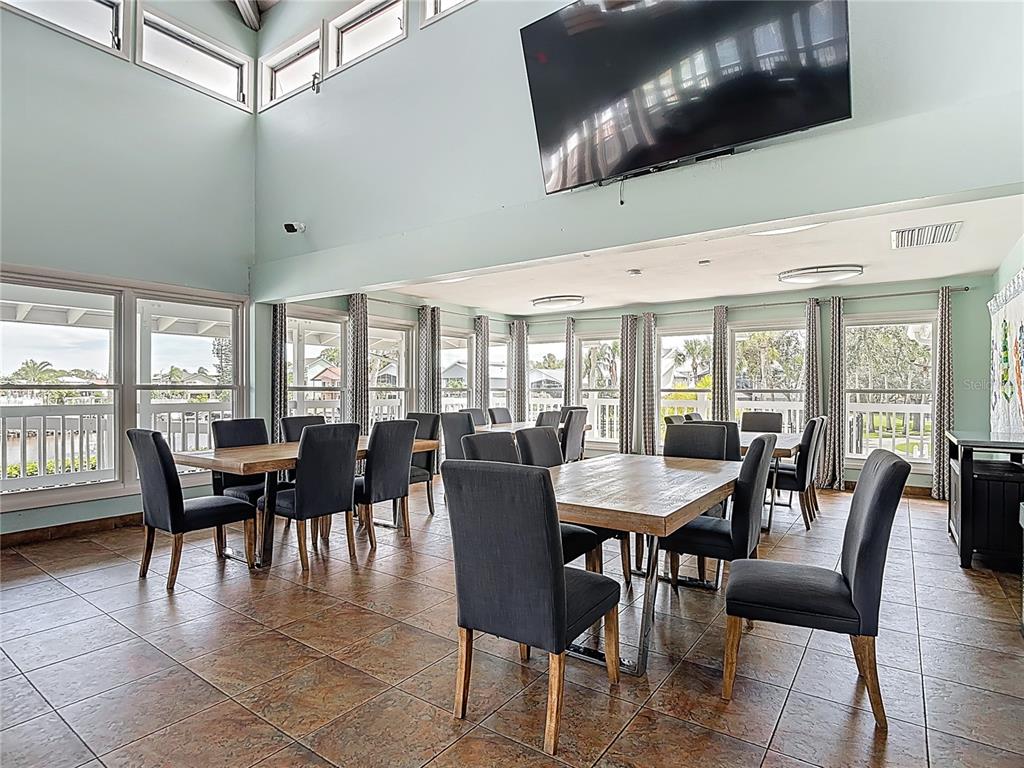 5722 Biscayne Court, Unit 103 New Port Richey, FL 34652 - Photo 62 of 99 a dining room with furniture large windows and a livingroom