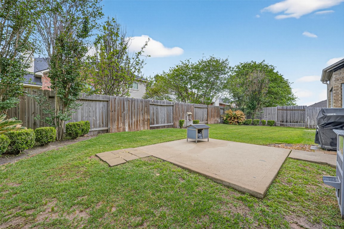 3219 Legends Mist Drive Spring, TX 77386 - Photo 44 of 50 a view of a house with a back yard