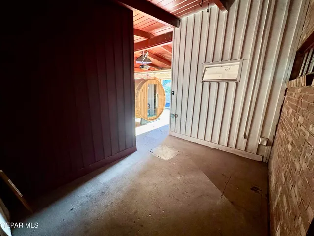 a close up of a staircase