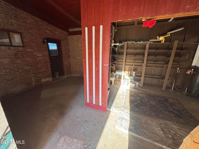 a bathroom with a sink and a shower