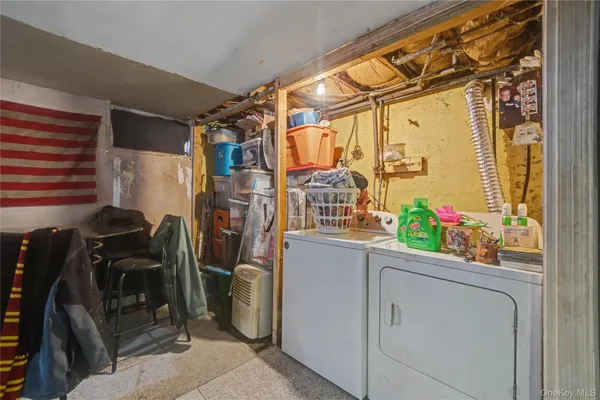 a view of storage and utility room