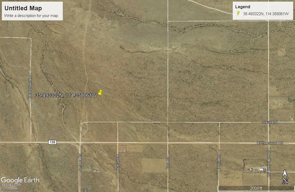 None None Davis Road Road Dolan Springs, AZ 86441 - Photo 2 of 3 COORD-MIDDLE PARCEL