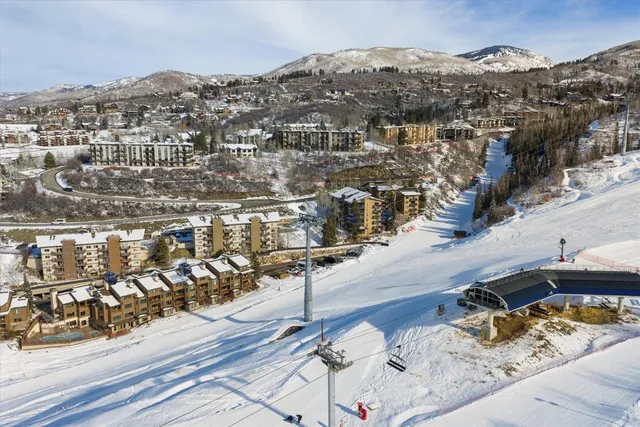a view of a city with tall buildings