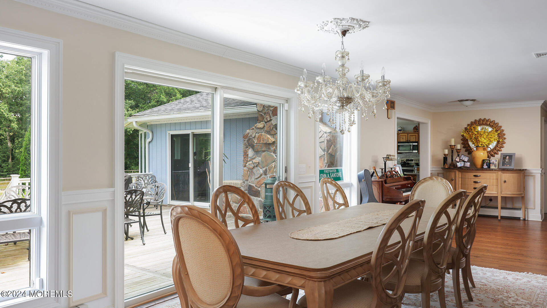 191 Victory Road Howell, NJ 07731 - Photo 8 of 54 a view of a dining room with furniture window and outside view