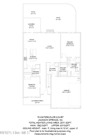 $460,000 | 15 Watercolor Court, Jackson Springs, NC 27281