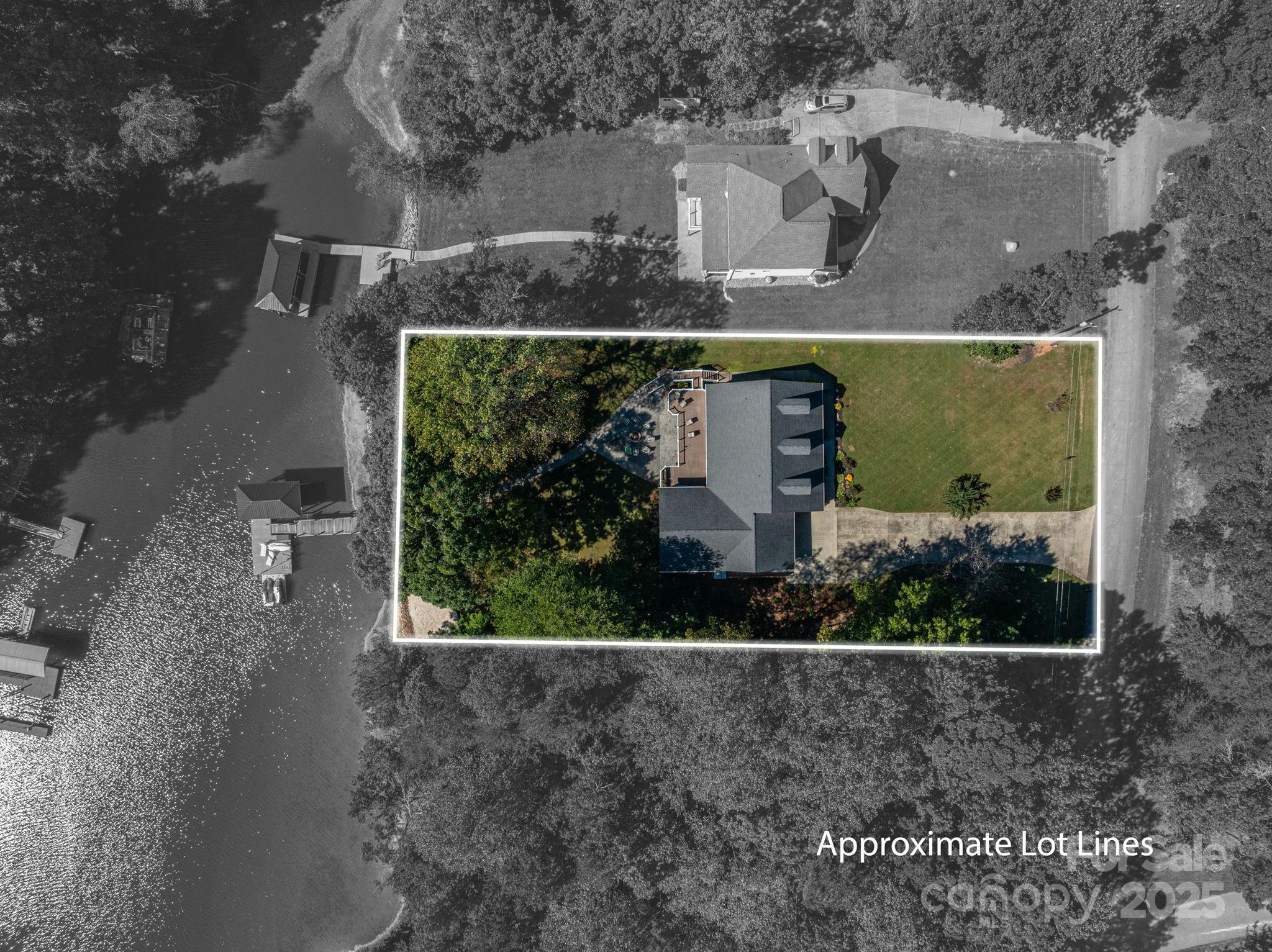 8369 Slate Street Terrell, NC 28682 - Photo 11 of 47 an aerial view of a house with a yard