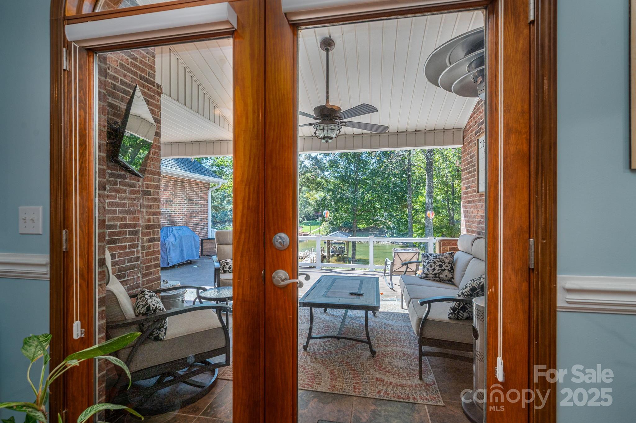 8369 Slate Street Terrell, NC 28682 - Photo 42 of 47 a room with patio outdoor view and a potted plant