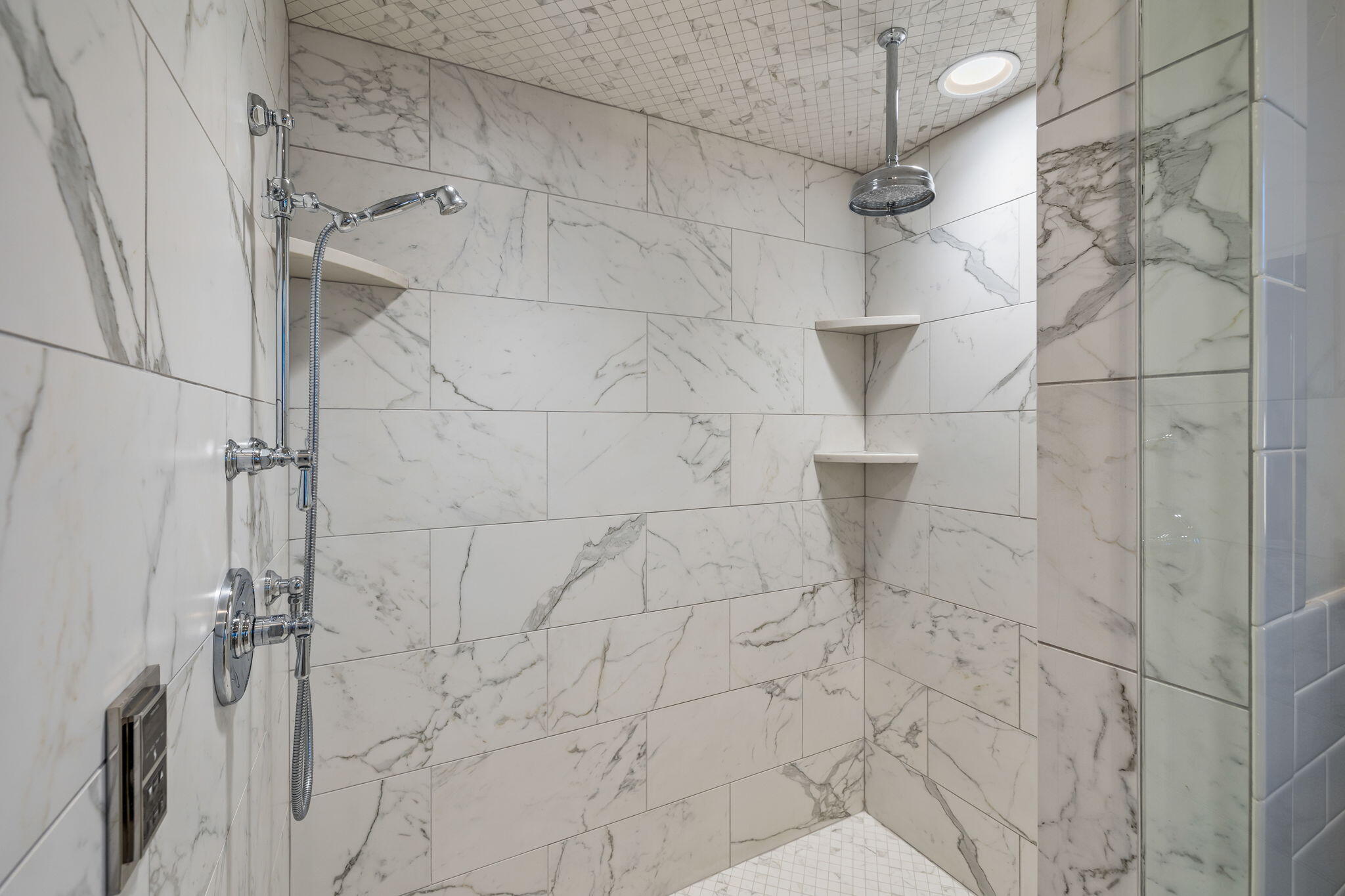 19397 Alianna Loop Bend, OR 97702 - Photo 27 of 65 Spacious steam shower with rain-head and handheld fixtures