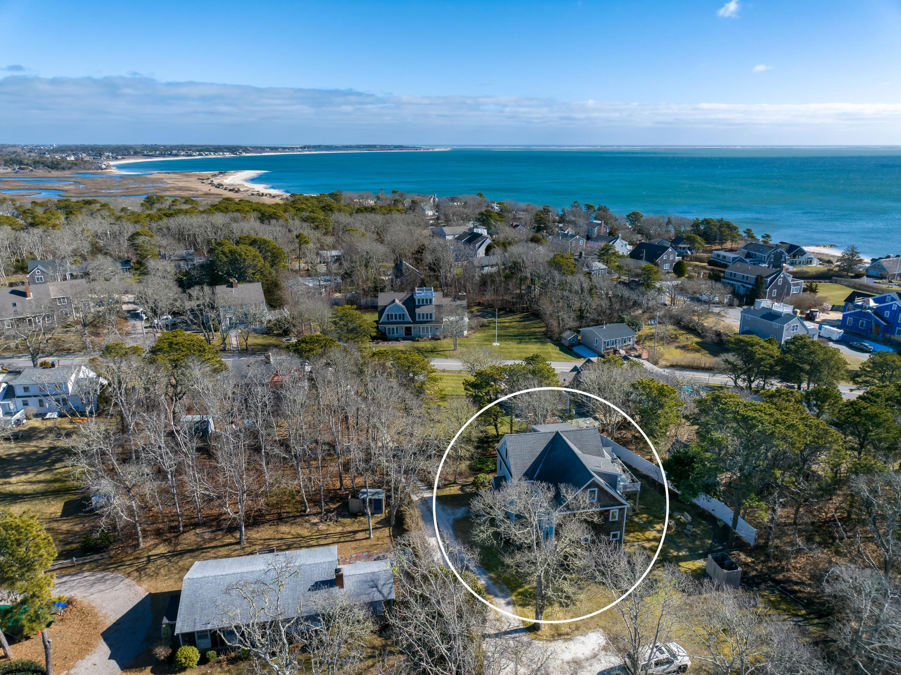 322 Pleasant Street Chatham, MA 02659 - Photo 28 of 39 a view of a city with ocean view