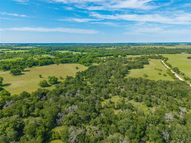 a view of a lake with a city