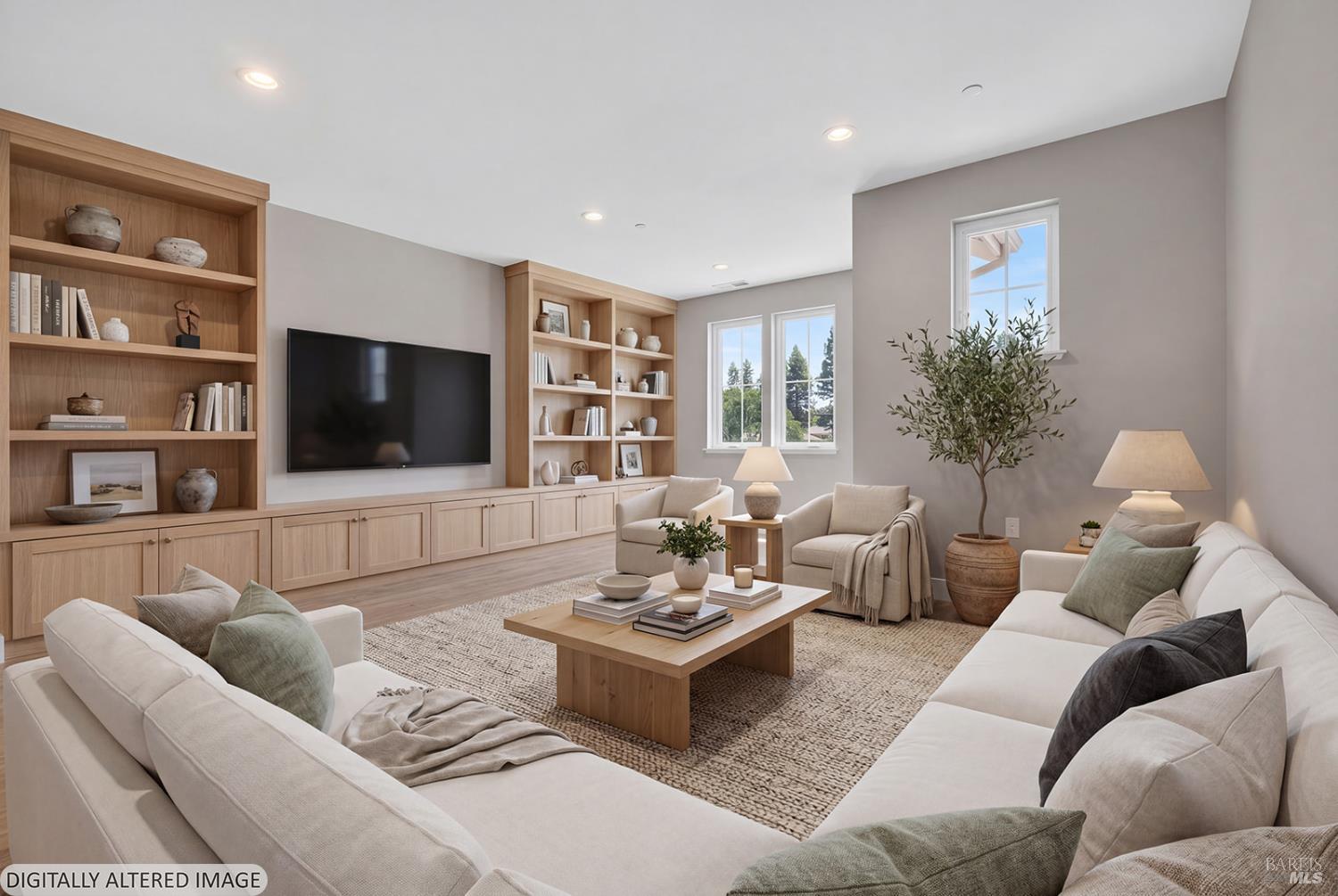1907 Carlile Place Santa Rosa, CA 95403 - Photo 25 of 55 Here is a view of the upper-level media / bonus room (virtually staged). Look at the size of this additional space to entertain in this home!