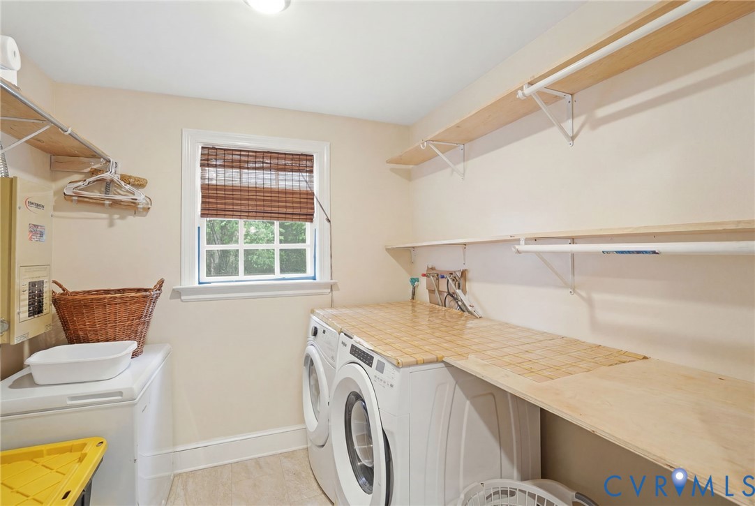 11016 Pridesville Road Amelia Court House, VA 23002 - Photo 28 of 54 Dedicated laundry area featuring a large window wi