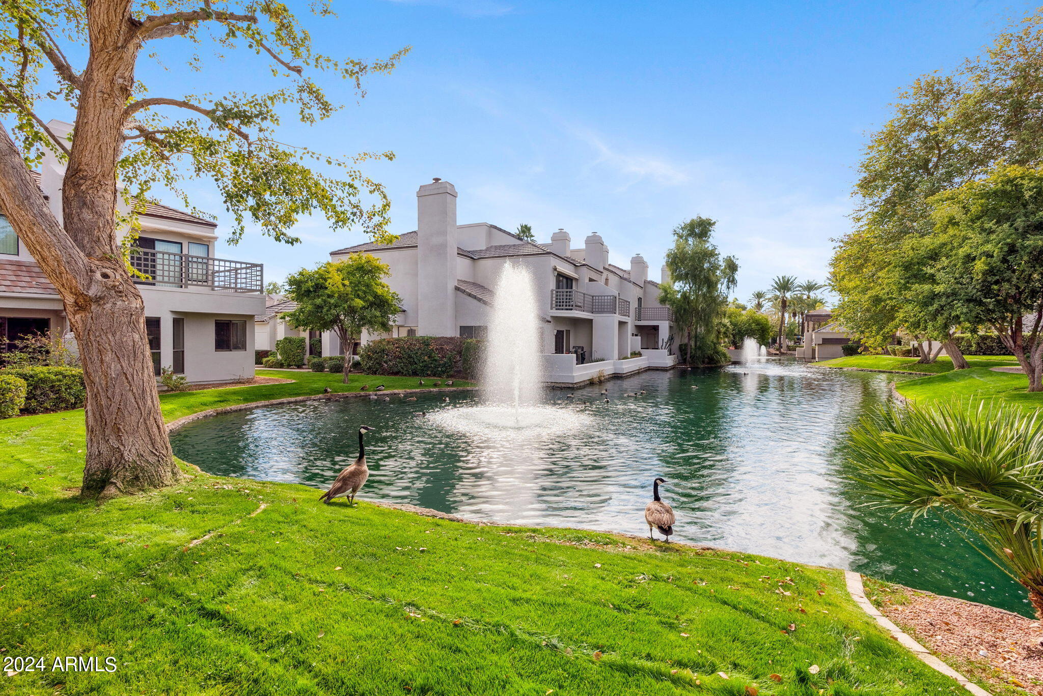 7272 East Gainey Ranch Road, Unit 55 Scottsdale, AZ 85258 - Photo 27 of 28 Pavilions Lagoon and Fountain