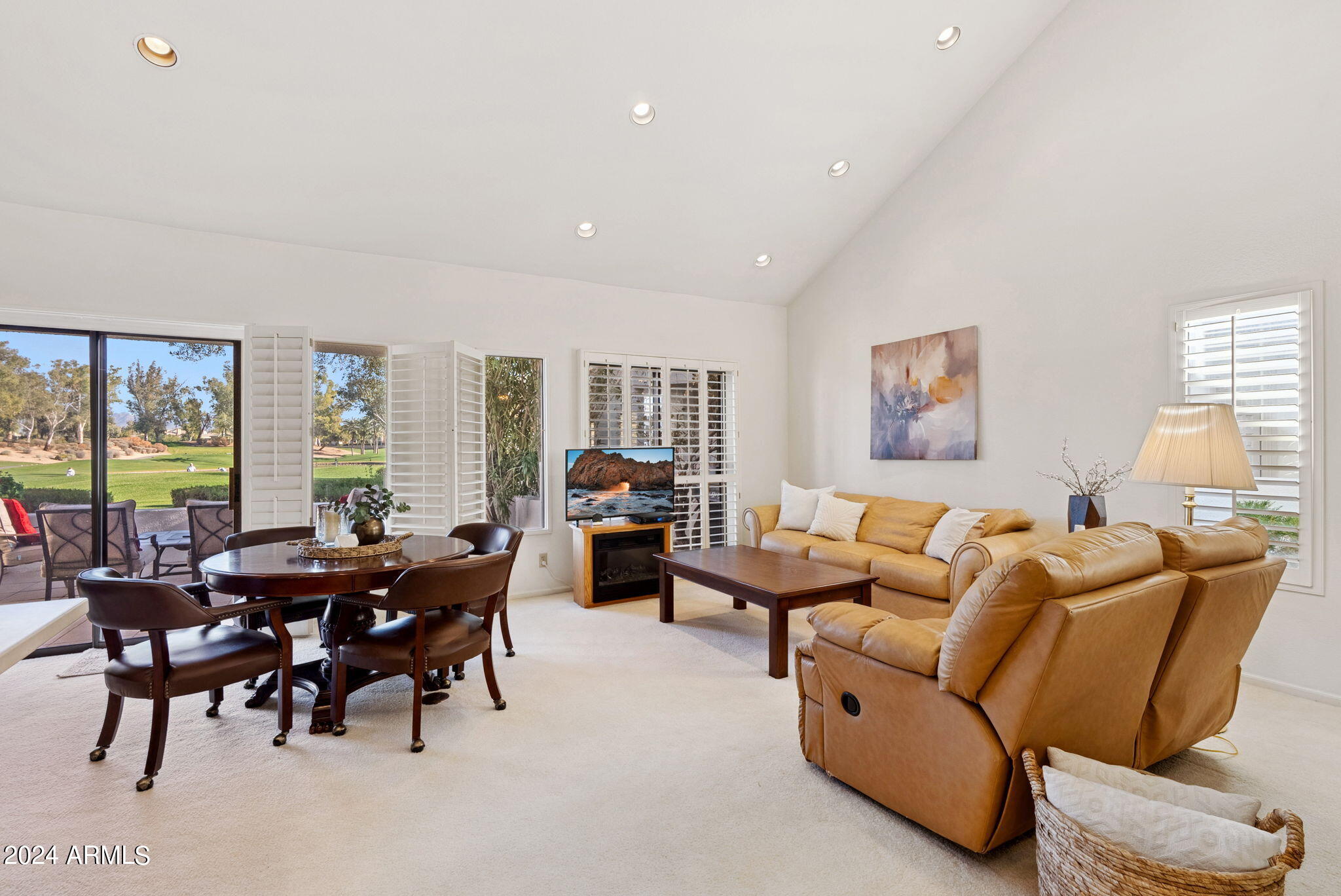 7272 East Gainey Ranch Road, Unit 55 Scottsdale, AZ 85258 - Photo 3 of 28 Greatroom with amazing views