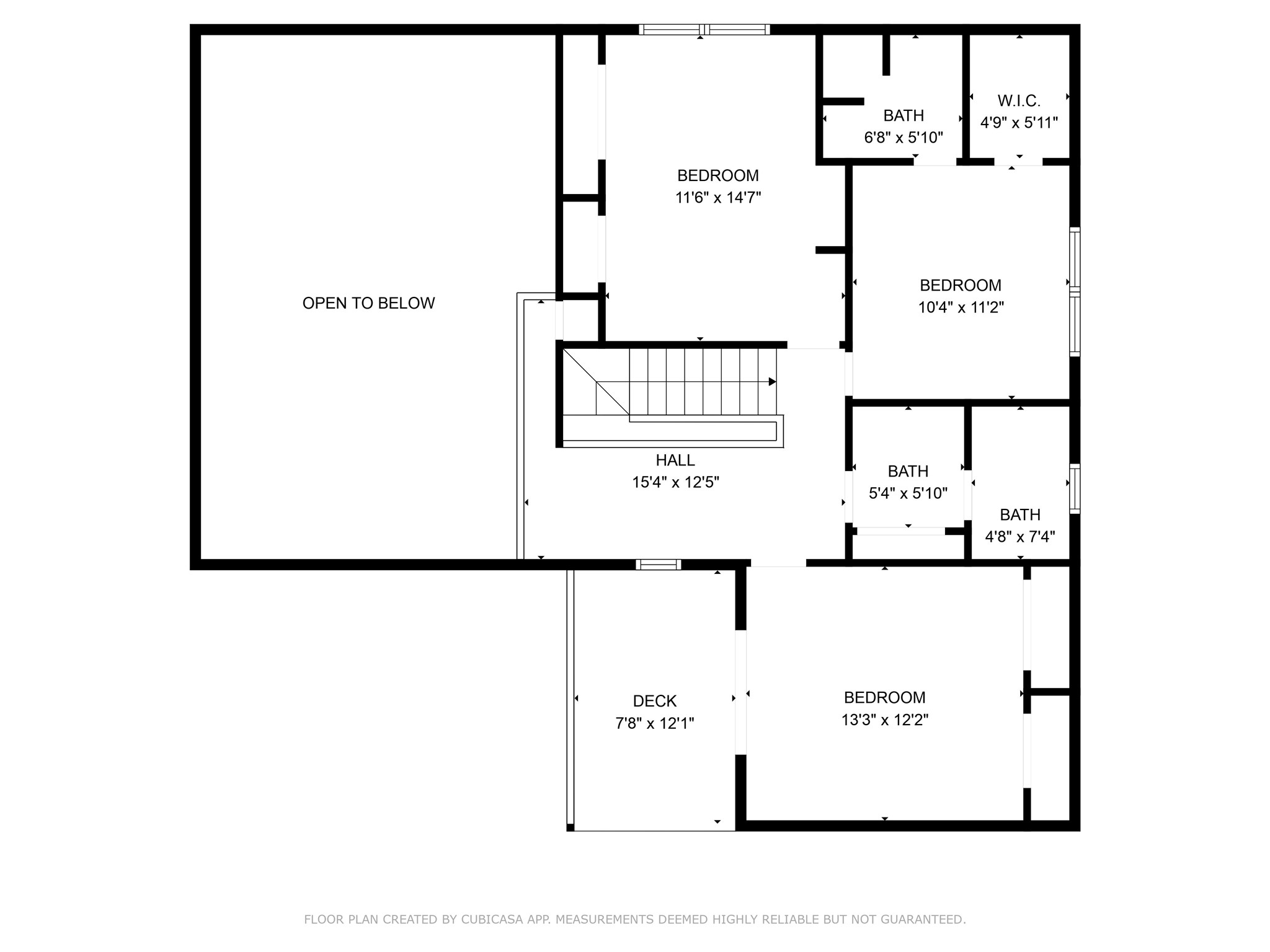 560 Brandon Road Conroe, TX 77302 - Photo 45 of 45 2nd Floor Floor Plan