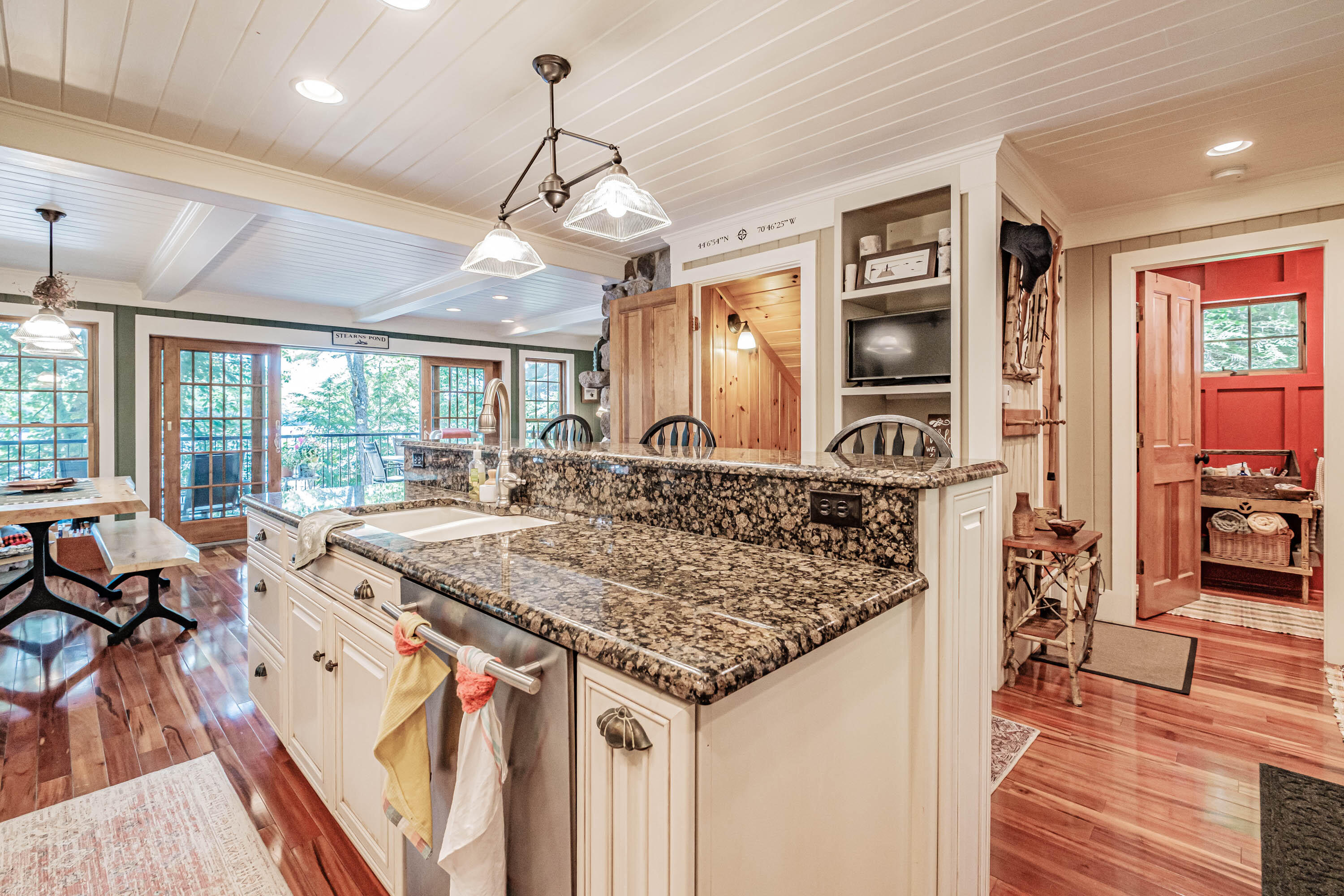 74 Pine Point Lane Harrison, ME 04040 - Photo 38 of 103 Kitchen to Living Room
