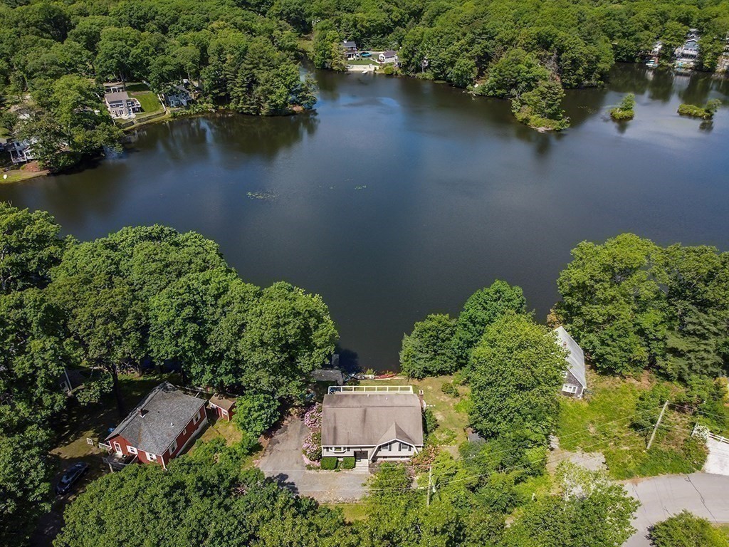 163 Walnut Road Wrentham, MA 02093 - Photo 26 of 39 an aerial view of a house with a yard and a garden