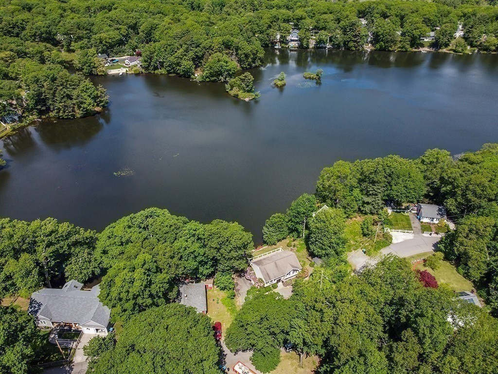163 Walnut Road Wrentham, MA 02093 - Photo 27 of 39 an aerial view of a house with a yard and lake view