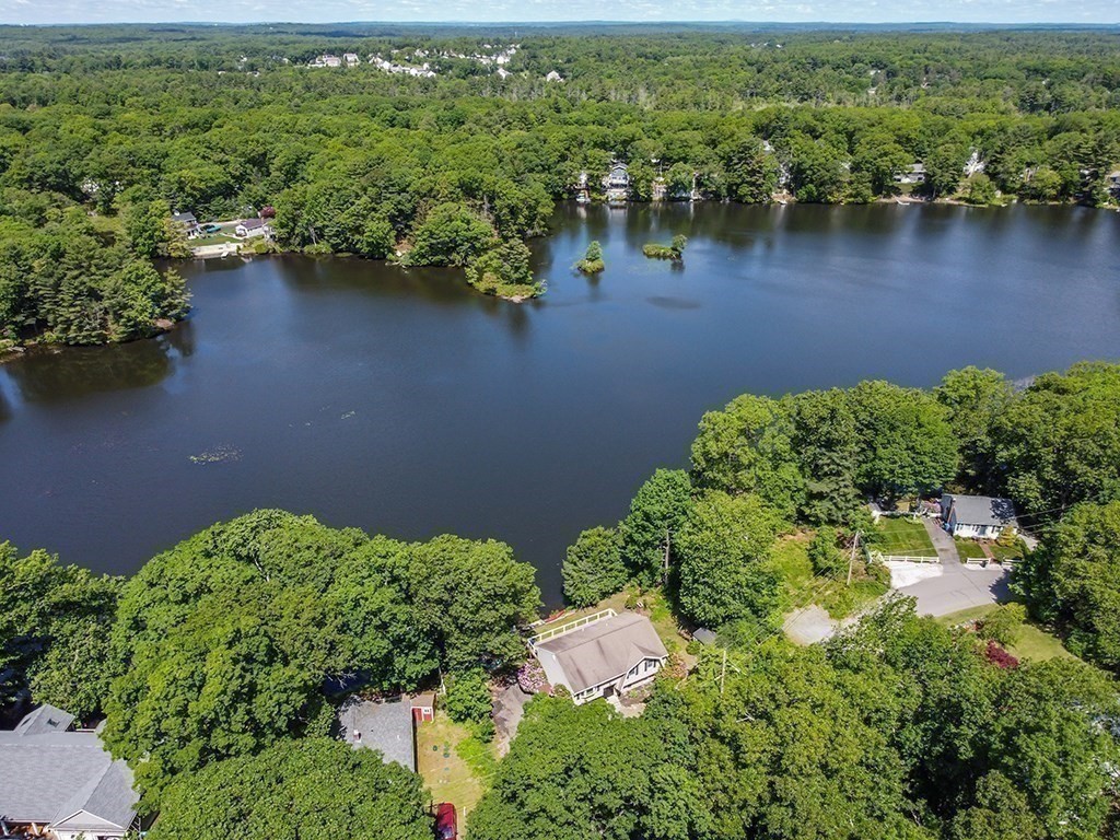 163 Walnut Road Wrentham, MA 02093 - Photo 31 of 39 an aerial view of lake residential house with outdoor space