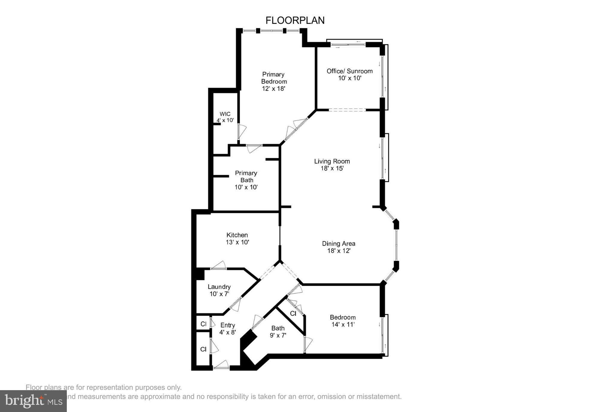 1851 Stratford Park Place, Unit 304 Reston, VA 20190 - Photo 38 of 38 Floor plan.
