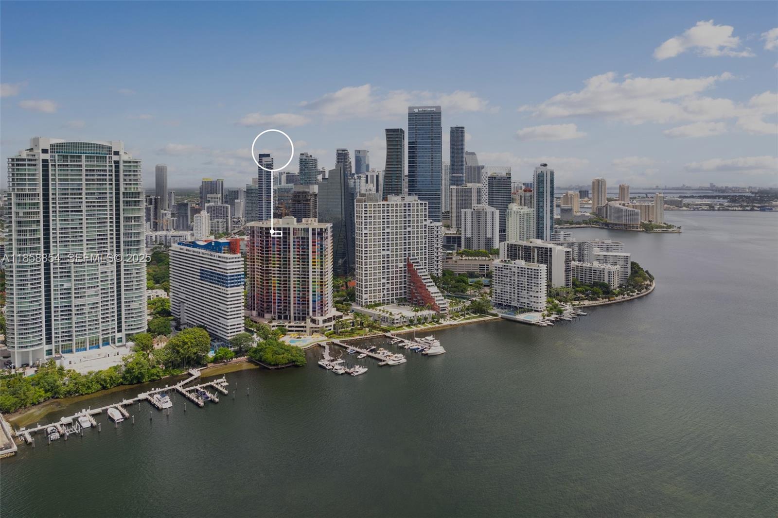 1581 Brickell Avenue, Unit T104 Miami, FL 33129 - Photo 41 of 42 a view of a city with tall buildings