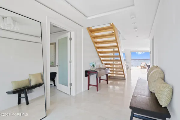 a view of livingroom with furniture and window