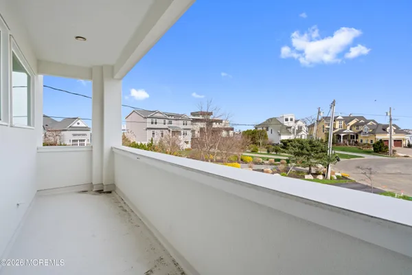 a view of balcony and city view