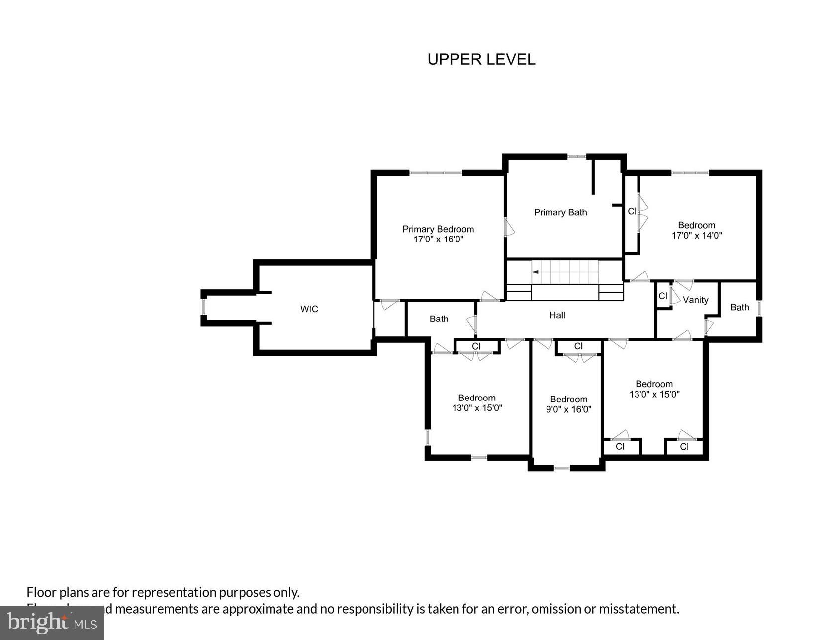 833 Utterback Store Road Great Falls, VA 22066 - Photo 97 of 98 Upper Level Floor Plan