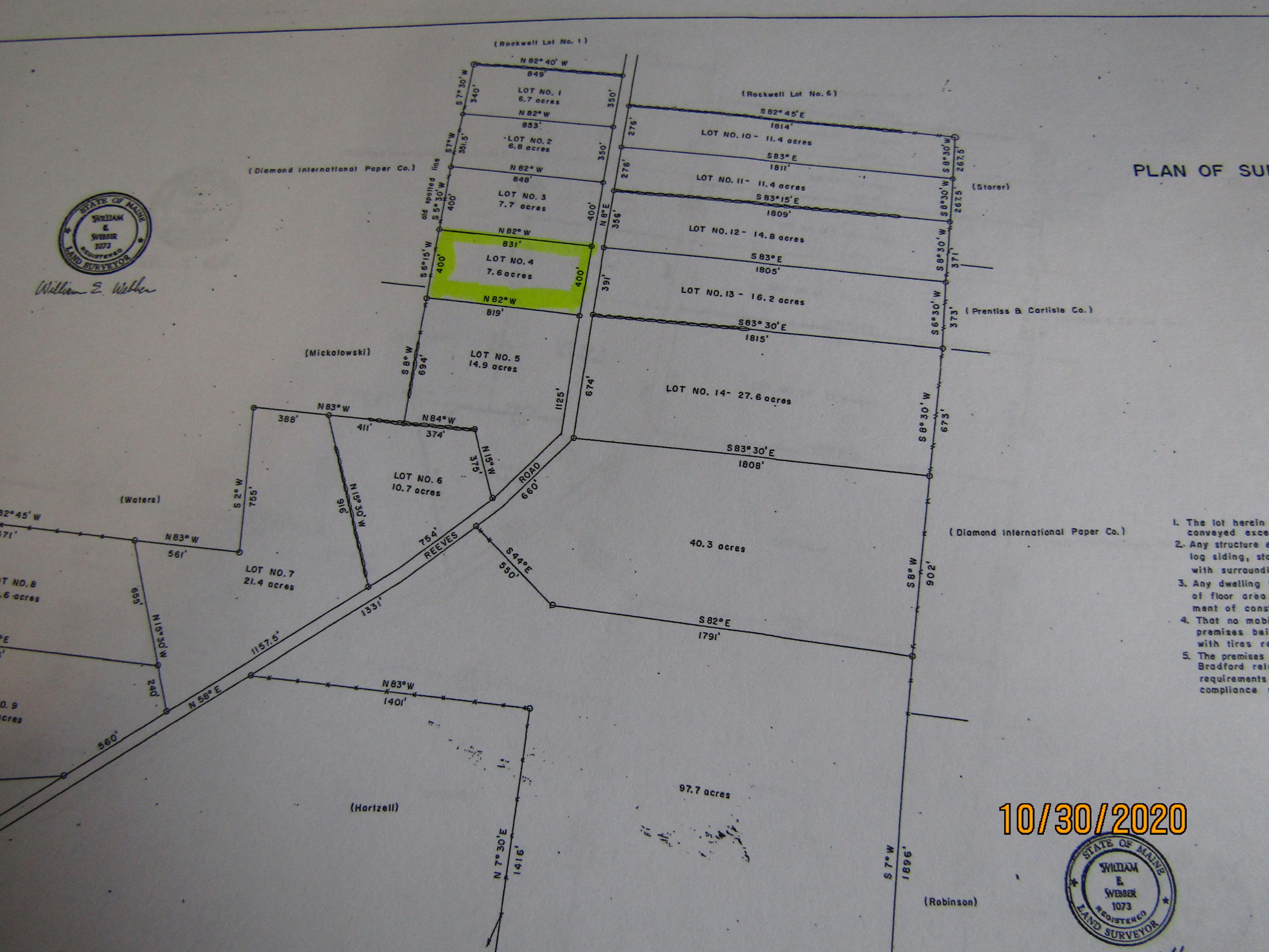 Lot 15 Reeves Road Bradford, ME 04410 - Photo 1 of 1 IMG_7684