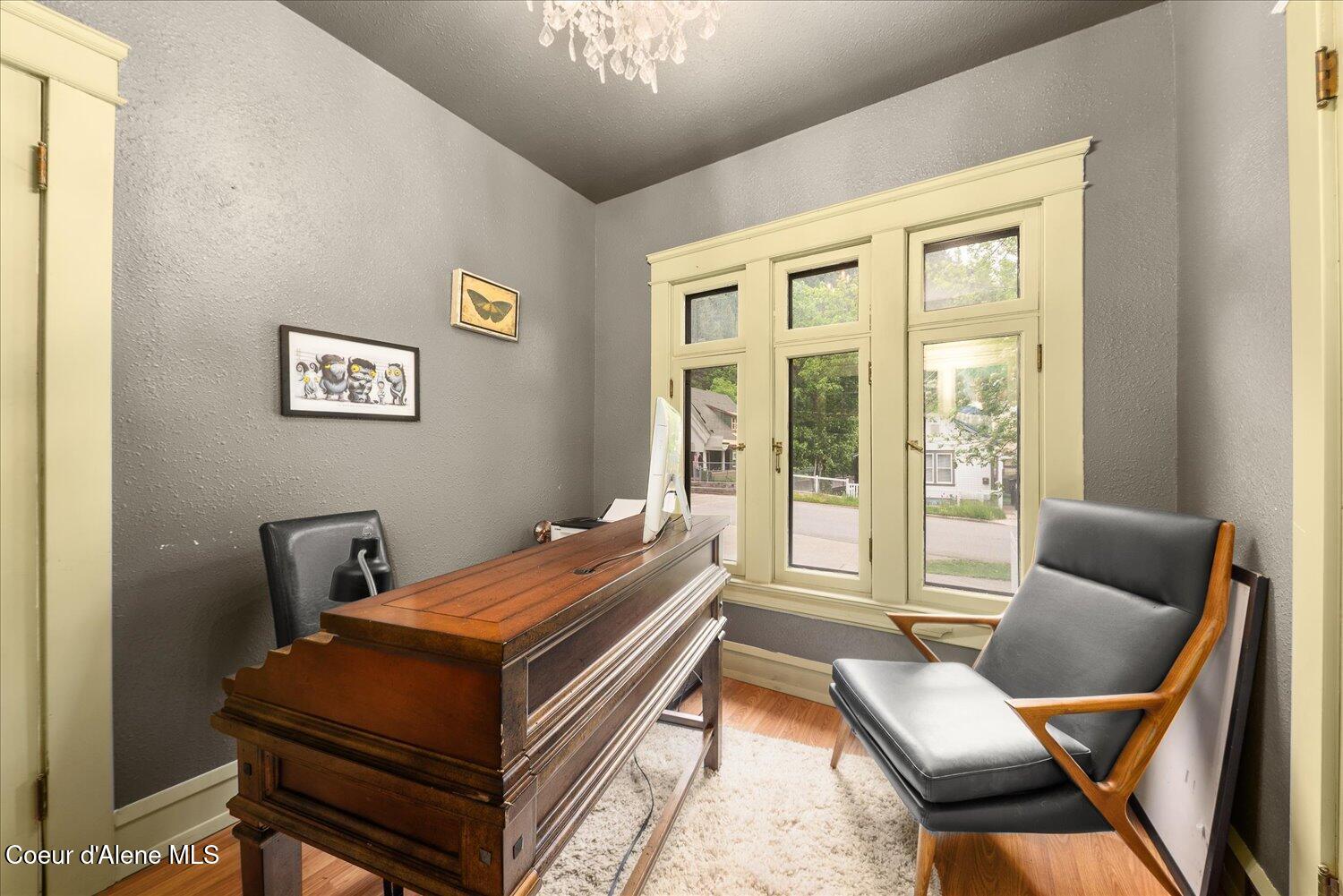 504 1st Street Wallace, ID 83873 - Photo 37 of 97 Office/Library w/Leaded Glass Cabinets